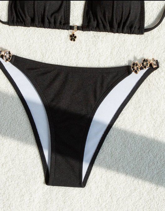 MAILLOT DE BAIN 2 PIECES NOIR